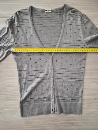Cardigan donna grigio