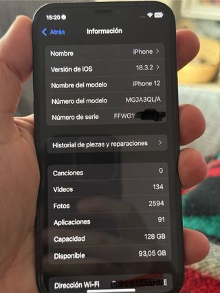iPhone 12 Negro