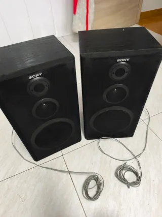 Altavoces Sony Negros 70w de potencia