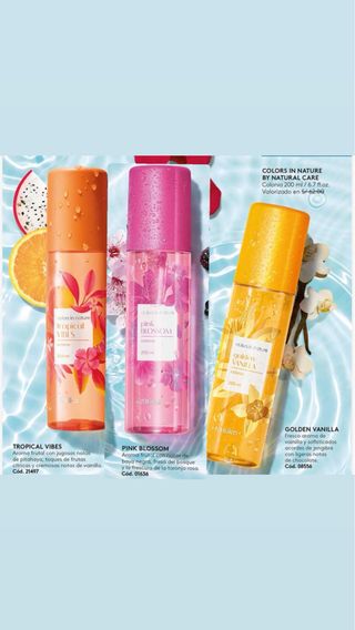 Esika Colonias Colors in Nature cada una