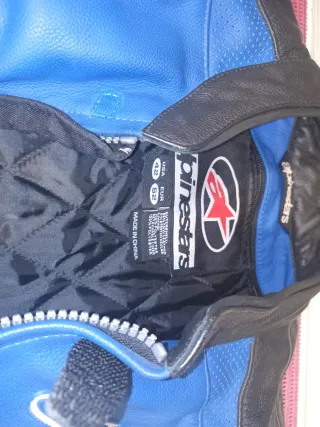 Chaqueta Moto Alpinestars Negra/Azul