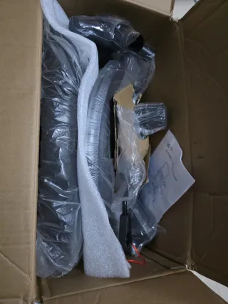 Silla de oficina ergonómica negra