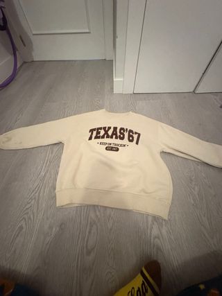 Sudadera Zara Texas '67 Niña talla 9/10 añod