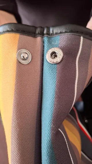 Zainetto Coveri World multicolore a righe