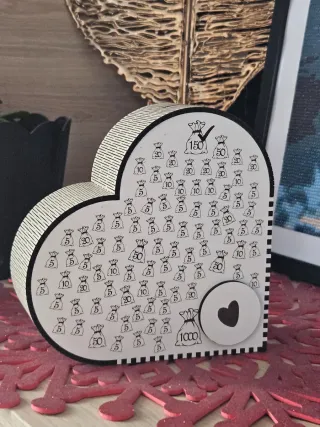 Mealheiro Coração Sonhos em Construção