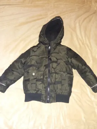 Giubbotto invernale mimetico bambino