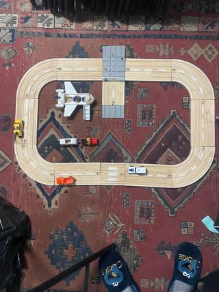 Autopista de juguete para niños