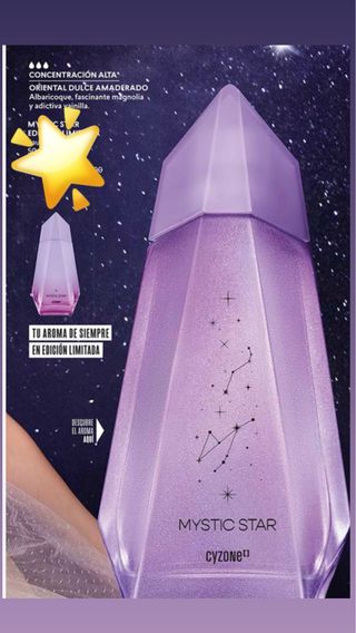 Perfume Mystic Star Cyzone Edición Limitada