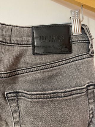 Vaqueros Hollister grises hombre talla 31