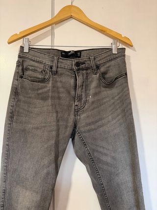 Vaqueros Hollister grises hombre talla 31