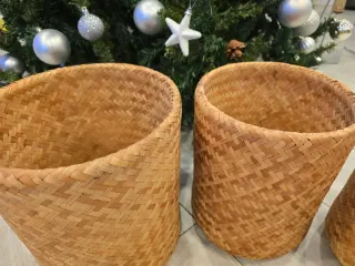 Lote 3 cubremaceteros fibra tamaños diferentes