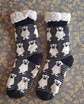 Calcetines zapatilla con forro polar