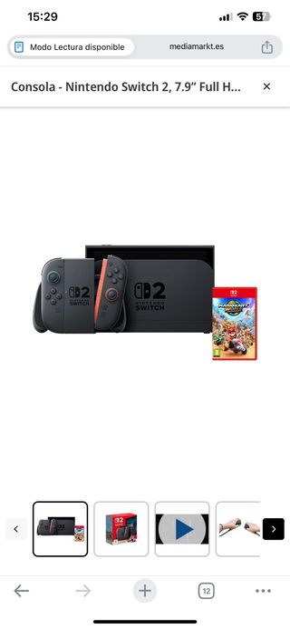 Nintendo Switch 2 + Juego, Funda, volante etc.