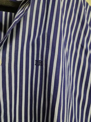 Camisa Pedro del Hierro Azul Rayas Talla XL