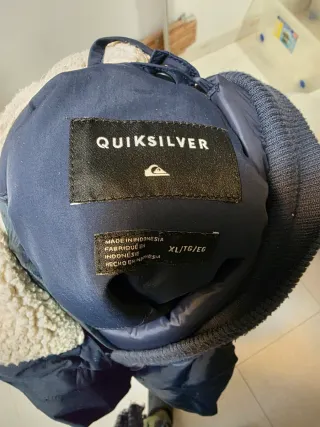 Parka Quiksilver Azul Marino Talla XL