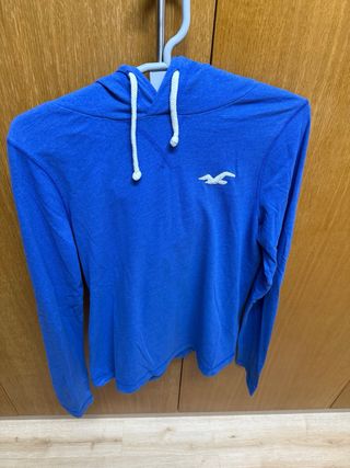 Sudadera Hollister Azul Talla S