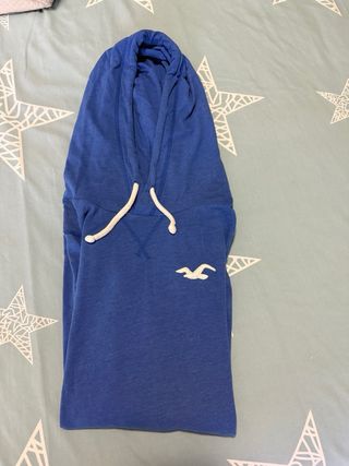 Sudadera Hollister Azul Talla S