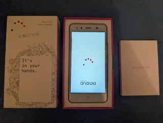 Móvil BQ Aquaris X5 Blanco y Rose Gold