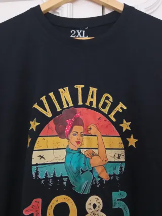 Camiseta Vintage 1985 Original Parts Talla XXL