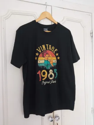 Camiseta Vintage 1985 Original Parts Talla XXL