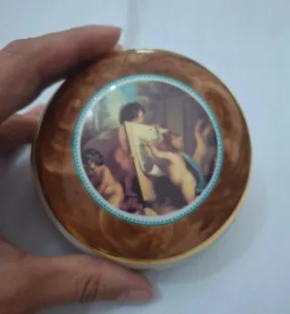 Portagioie Limoges France Porcellana