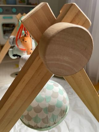 Gimnasio actividades de bebé de madera