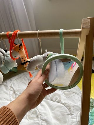 Gimnasio actividades de bebé de madera