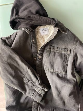 Chaqueta vaquera Zara niño borrego T.130 8-9 años