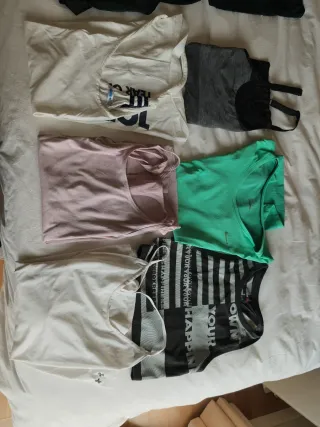 Conjunto 8 Camisetas de marca Deportivas Mujer Tal