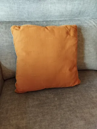 Cojín decorativo naranja