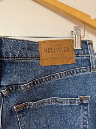 Vaqueros Hollister Hombre Azules