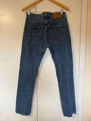 Vaqueros Hollister Hombre Azules