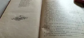 Libro antiguo religioso. Las Glorias de María.