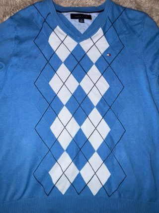 Jersey Tommy Hilfiger Azul Rombo