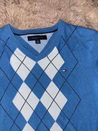 Jersey Tommy Hilfiger Azul Rombo