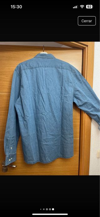 Camisa Vaquera Scalpers Azul talla 45