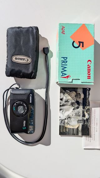 Canon Prima 5 Mint Condit. Probada con carrete