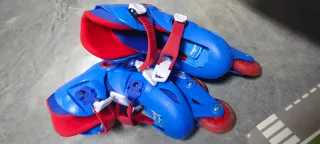 Patines en línea y protecciones