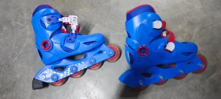 Patines en línea y protecciones