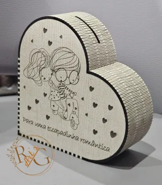 Mealheiro Coração Dia dos Namorados