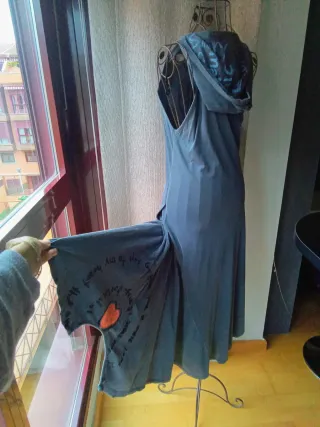 VESTIDO LARGO ALGODÓN Yk2 ESTILO HIPPIE