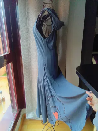 VESTIDO LARGO ALGODÓN Yk2 ESTILO HIPPIE