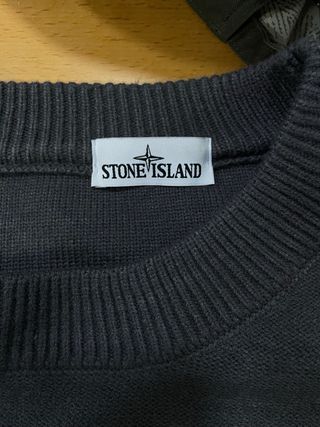 Jersey Stone Island Gris Hombre