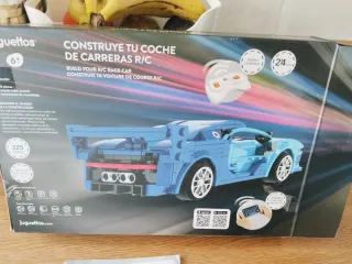 Coche teledirigido  lego CaDA Blue Race Car
