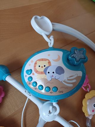 Musical para cuna bebe con luces