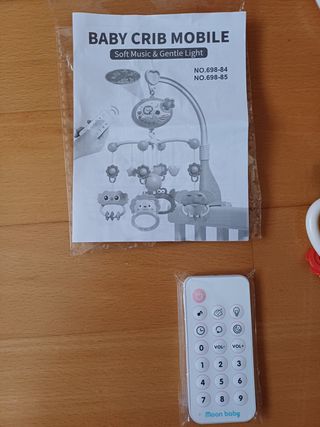 Musical para cuna bebe con luces