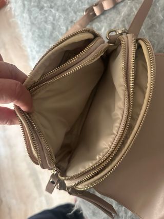 Bolso Hombro Valentino Beige