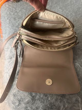 Bolso Hombro Valentino Beige