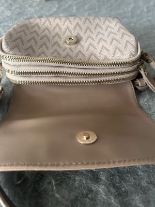 Bolso Hombro Valentino Beige