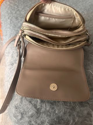 Bolso Hombro Valentino Beige